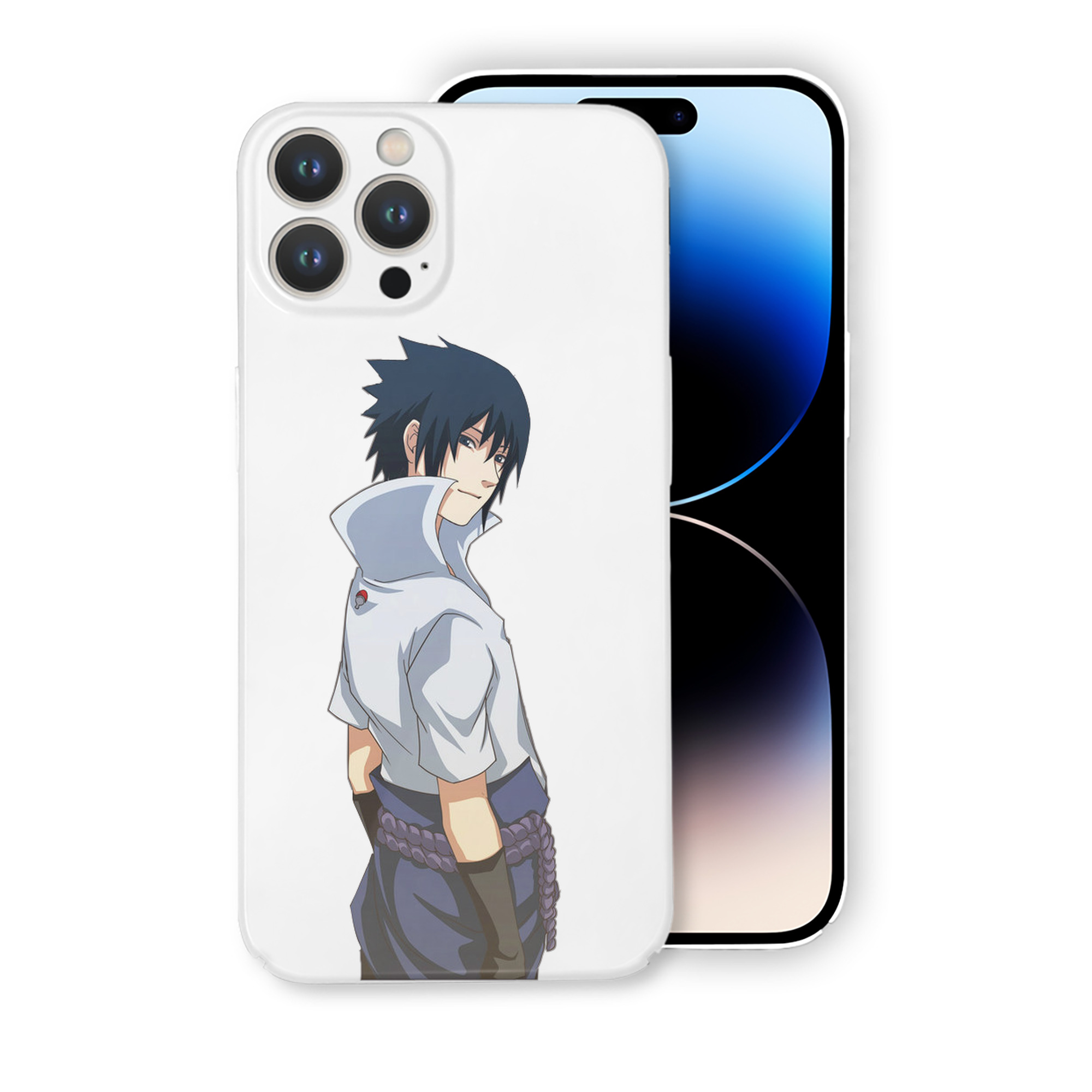 （画像用） NARUTO -ナルト- うちは サスケ Uchiha Sasuke 【iPhone 14シリーズ対応】ハードケース